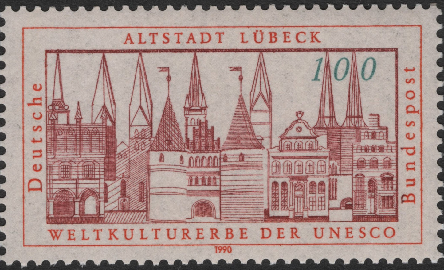 SCG2464 - Germany 1990 – Lübeck Old Town UNESCO Heritage