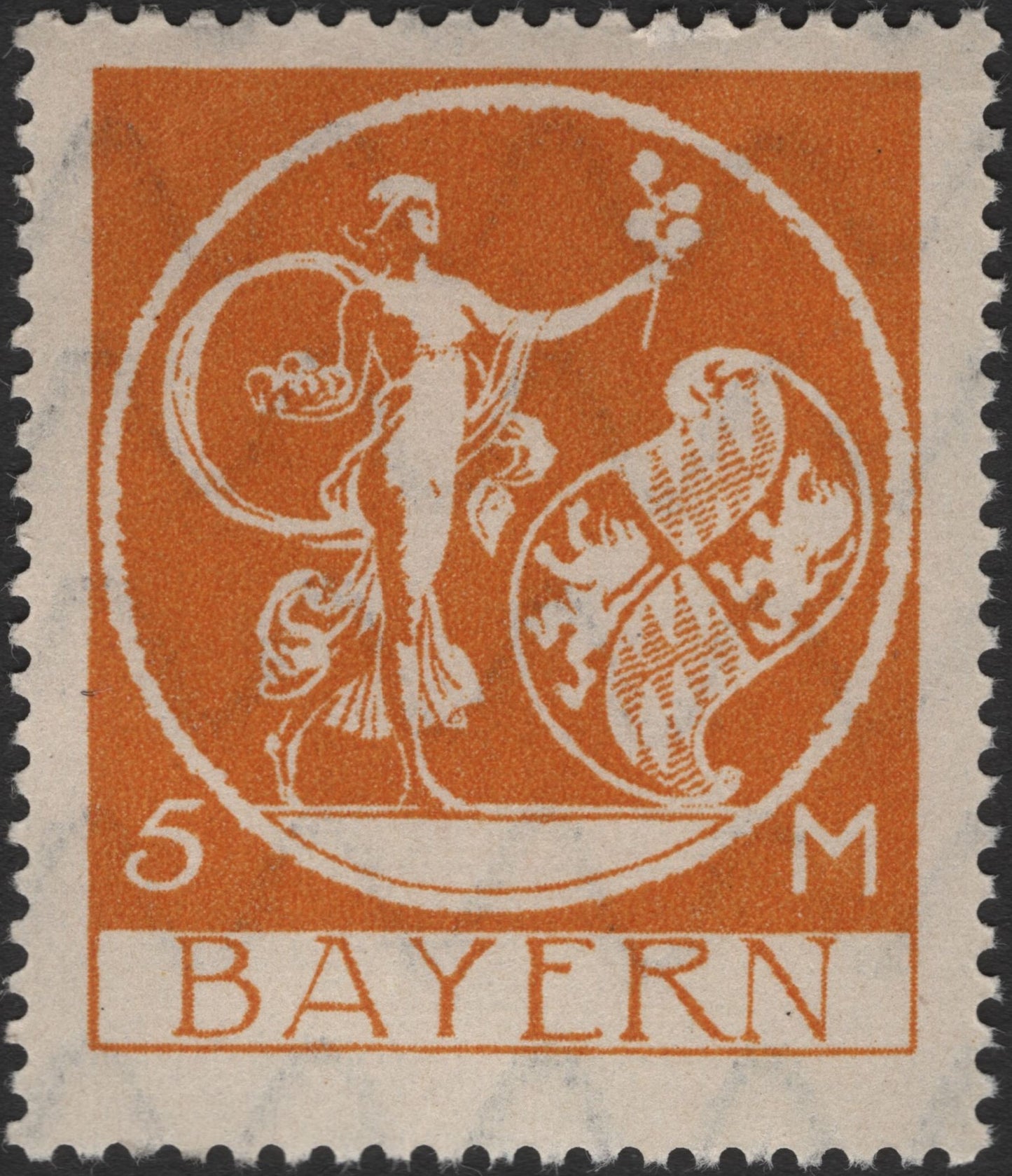 SCG2483 - Bavaria 1919 Allegory of Bavaria Definitive Set (3M–20M)