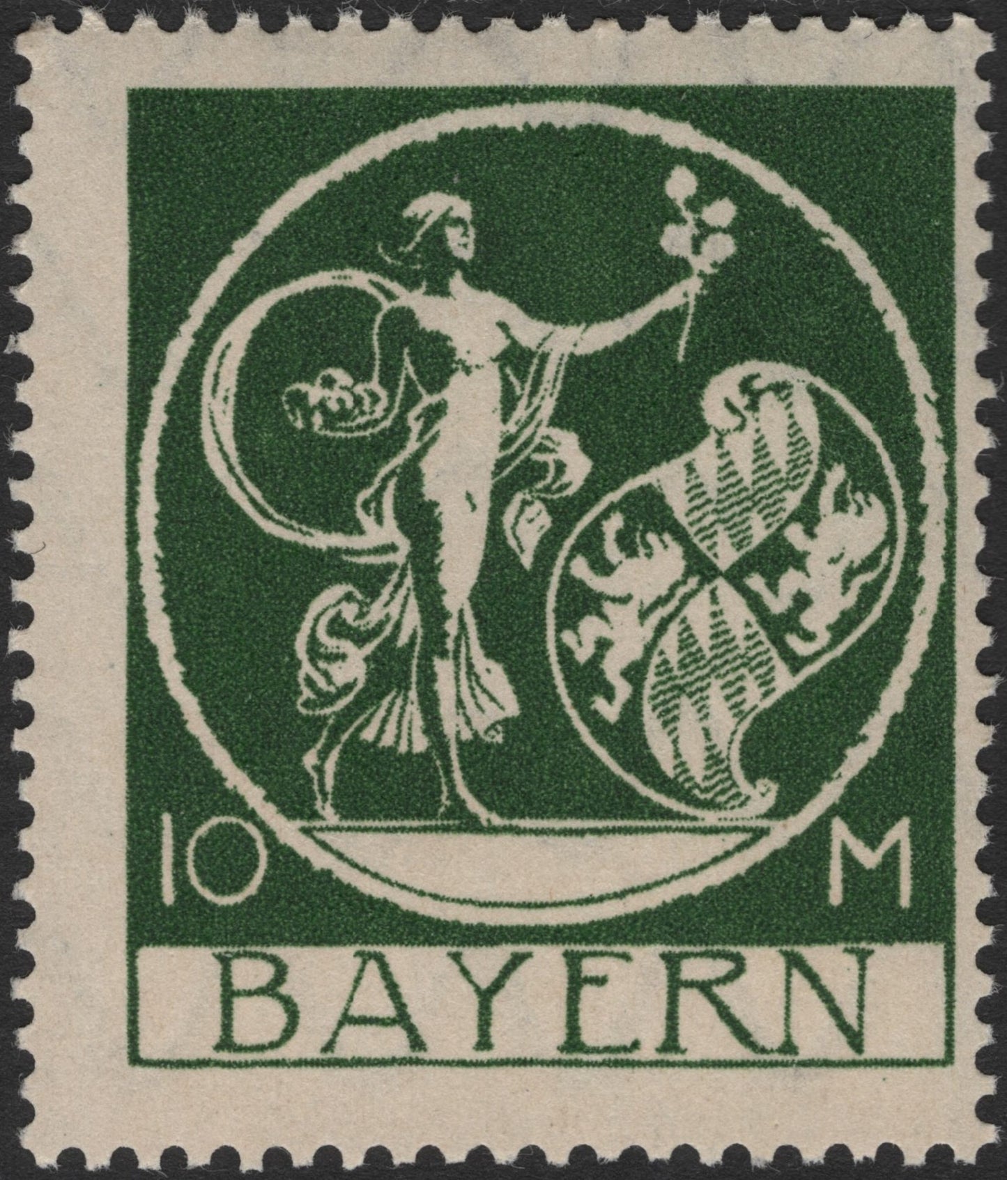 SCG2483 - Bavaria 1919 Allegory of Bavaria Definitive Set (3M–20M)