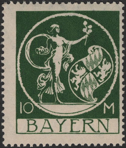 SCG2483 - Bavaria 1919 Allegory of Bavaria Definitive Set (3M–20M)