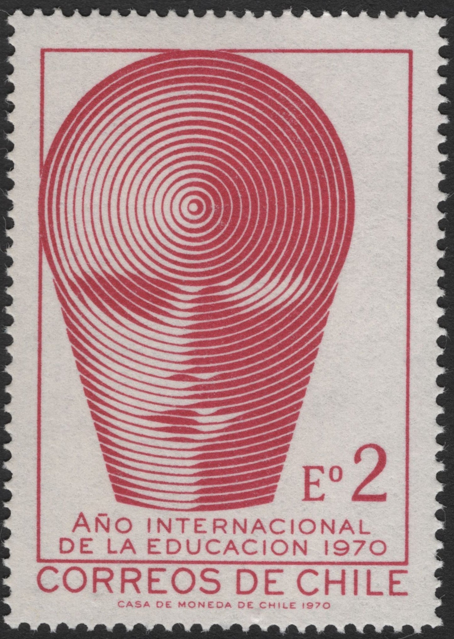 SCG2547 - Chile 1970 – International Education Year Stamp