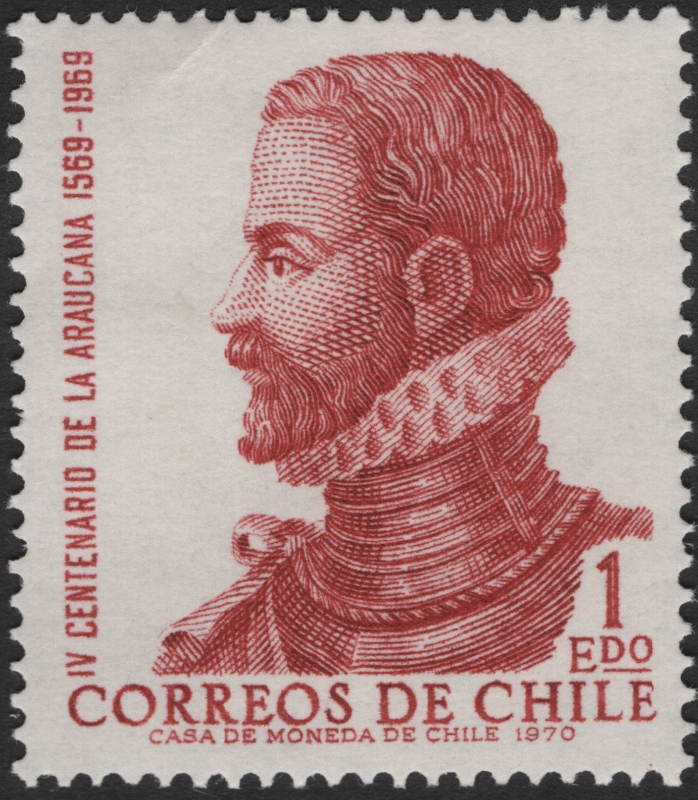 SCG2531 - Chile 1970 – 4th Centenary of La Araucana