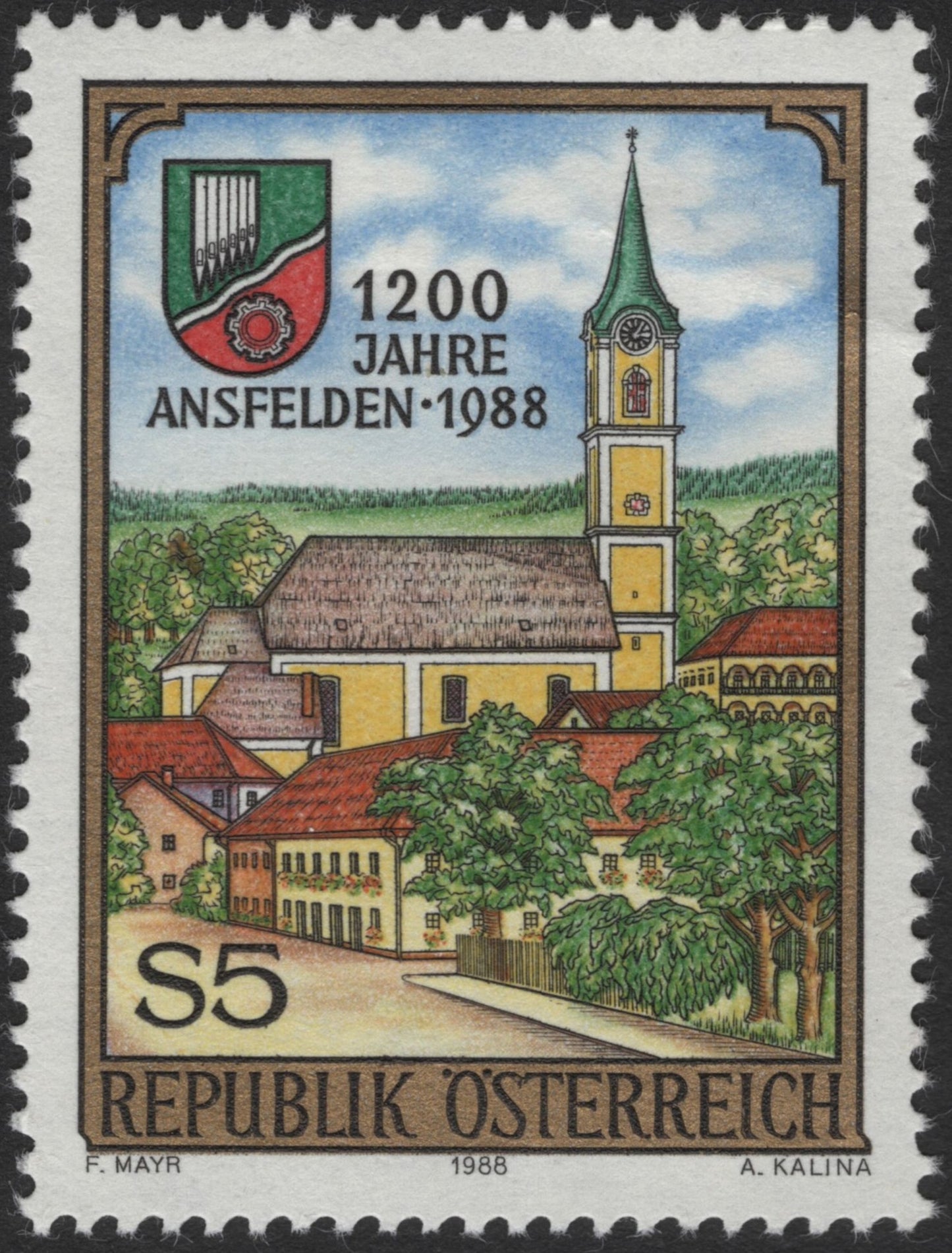 SCG2612 - Austria 1988 – 1200 Years of Ansfelden