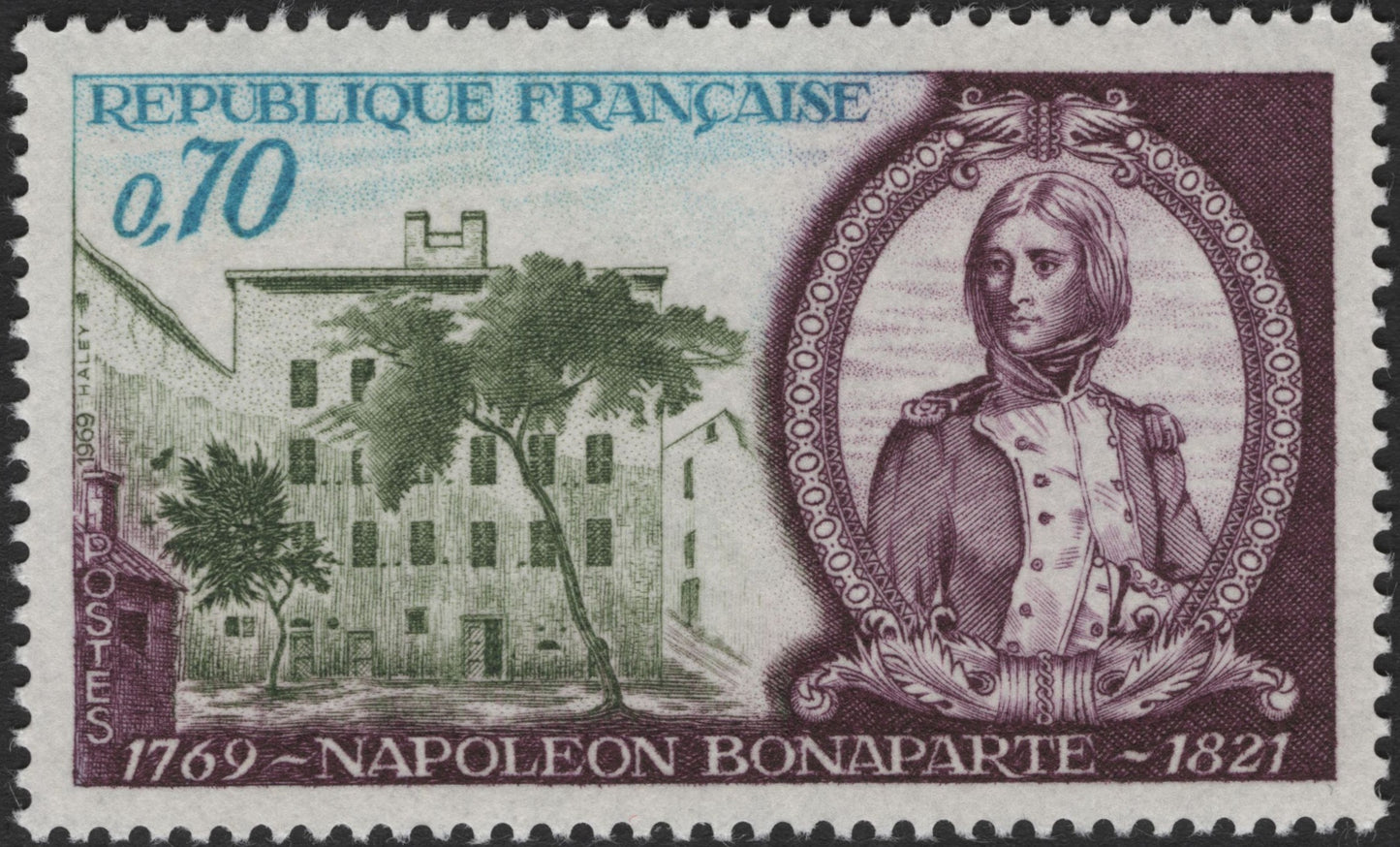 SCG2647 - France 1969 – Birth Bicentenary of Napoleon Bonaparte