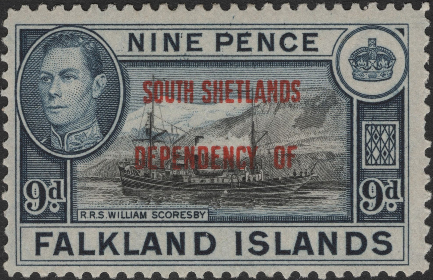 SCG2705 - Falkland Islands Dependencies Overprint Set – King George VI Era
