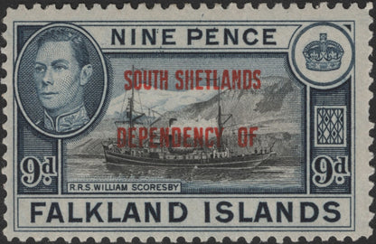 SCG2705 - Falkland Islands Dependencies Overprint Set – King George VI Era