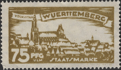 SCG2689 - Württemberg Volksstaat Definitives – City Views Series