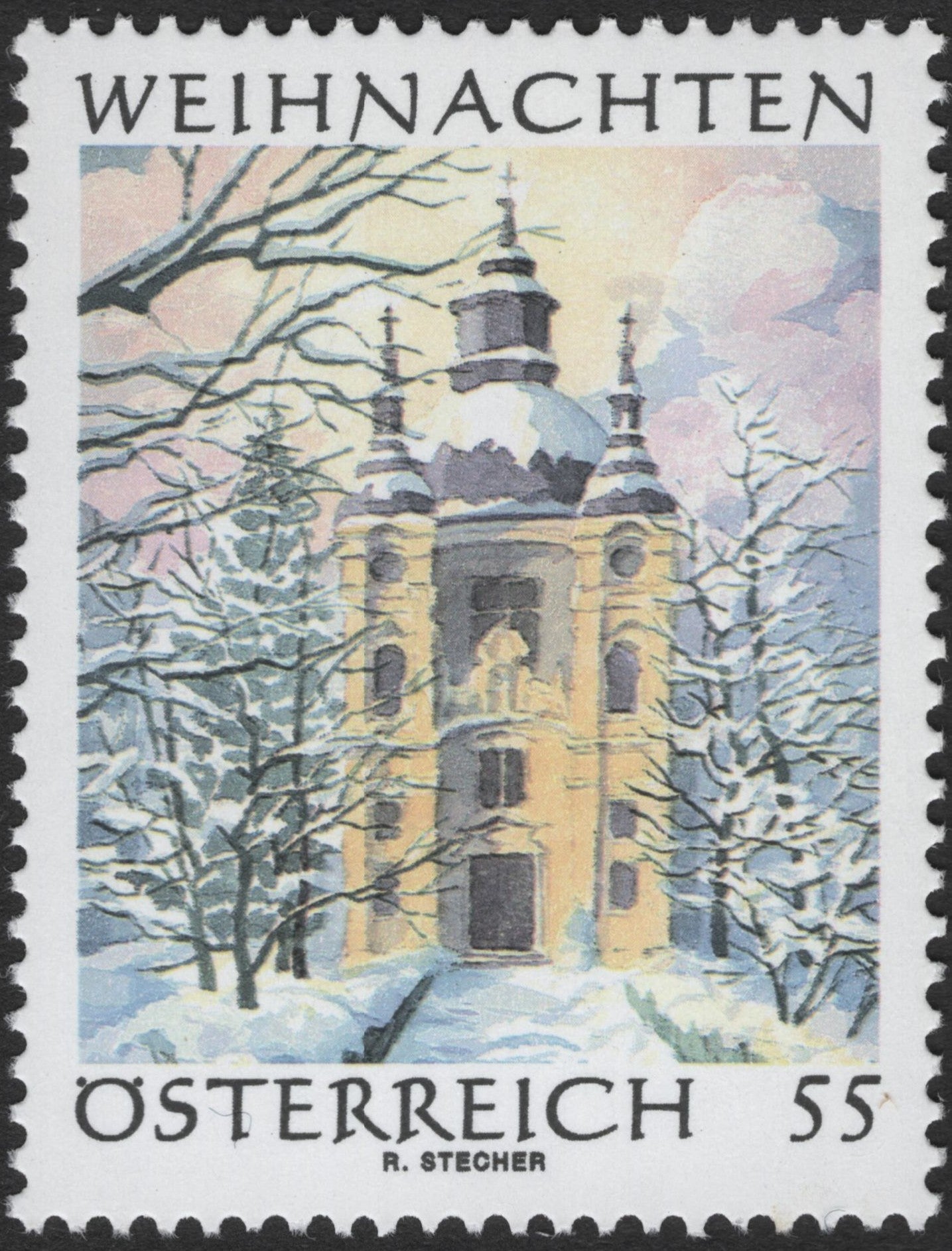 SCG2723 - Austria 2005 Christmas Stamp – Piaristenkirche Maria Treu
