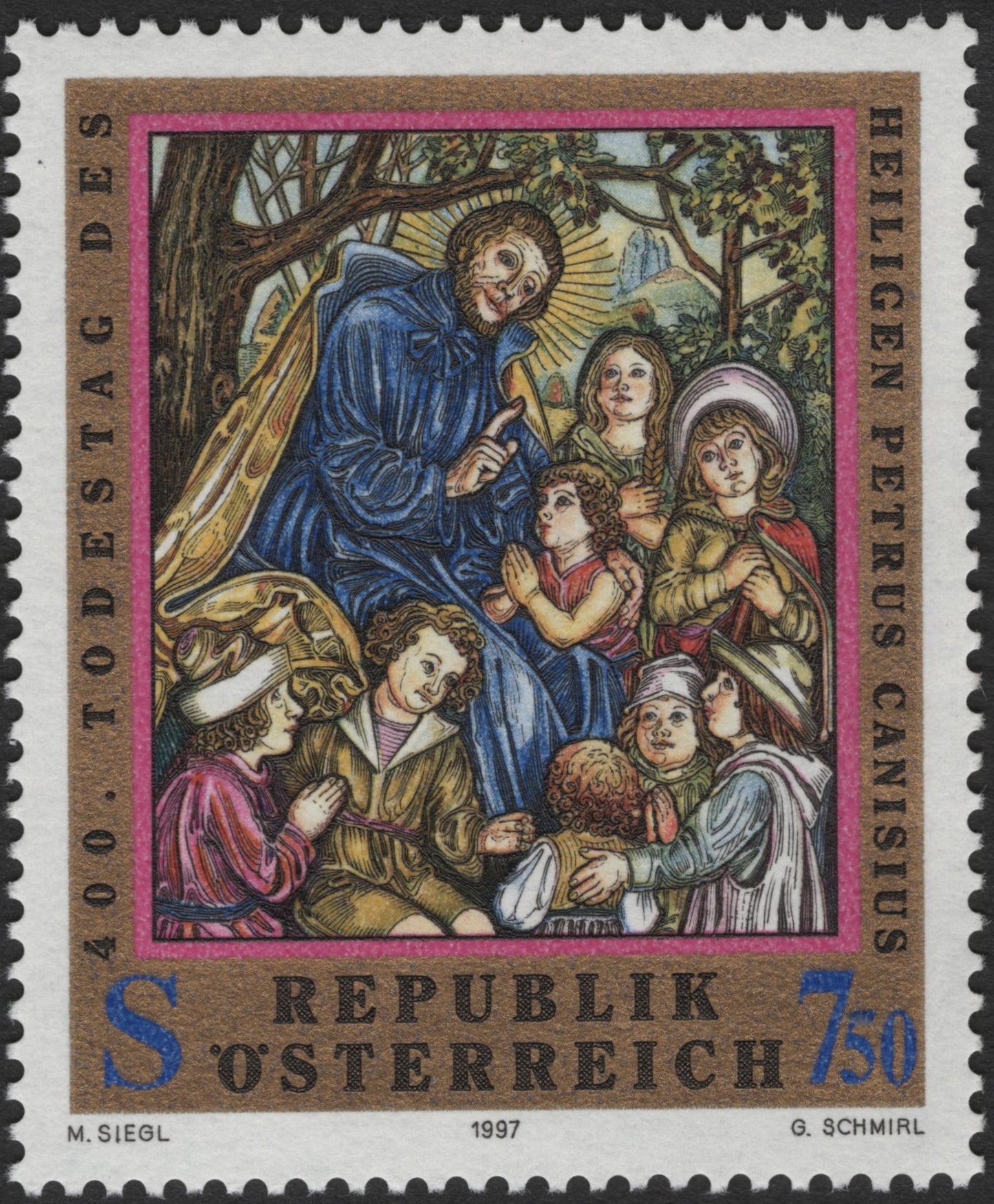 SCG2713 - Austria 1997 – 400th Death Anniversary of Saint Peter Canisius