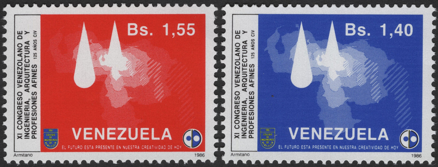 SCG2844 - Venezuela 1986 – XI Congreso Venezolano de Ingeniería y Profesiones Afines