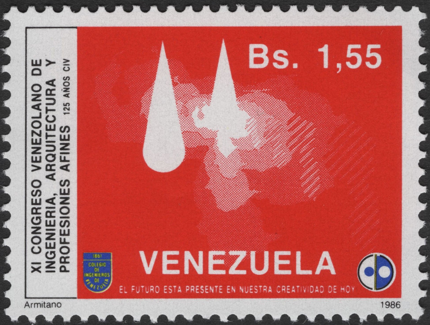 SCG2844 - Venezuela 1986 – XI Congreso Venezolano de Ingeniería y Profesiones Afines