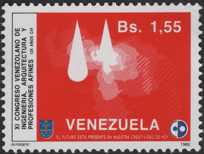 SCG2844 - Venezuela 1986 – XI Congreso Venezolano de Ingeniería y Profesiones Afines