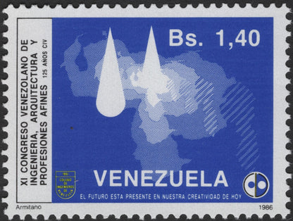 SCG2844 - Venezuela 1986 – XI Congreso Venezolano de Ingeniería y Profesiones Afines