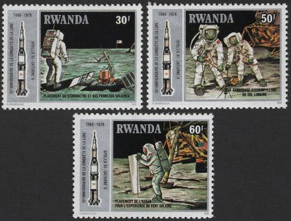 SCG2850 - Rwanda 1979 – 10th Anniversary of the Moon Landing (Apollo XI)