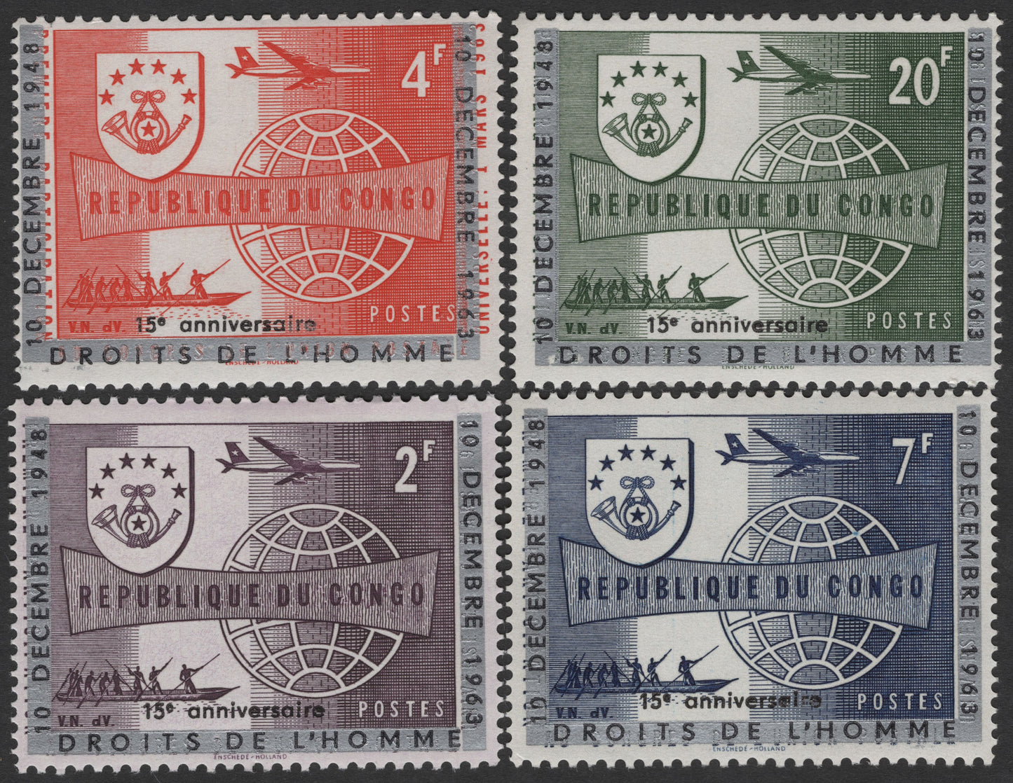 SCG2855 - Congo 1963 – 15th Anniversary of the Universal Declaration of Human Rights
