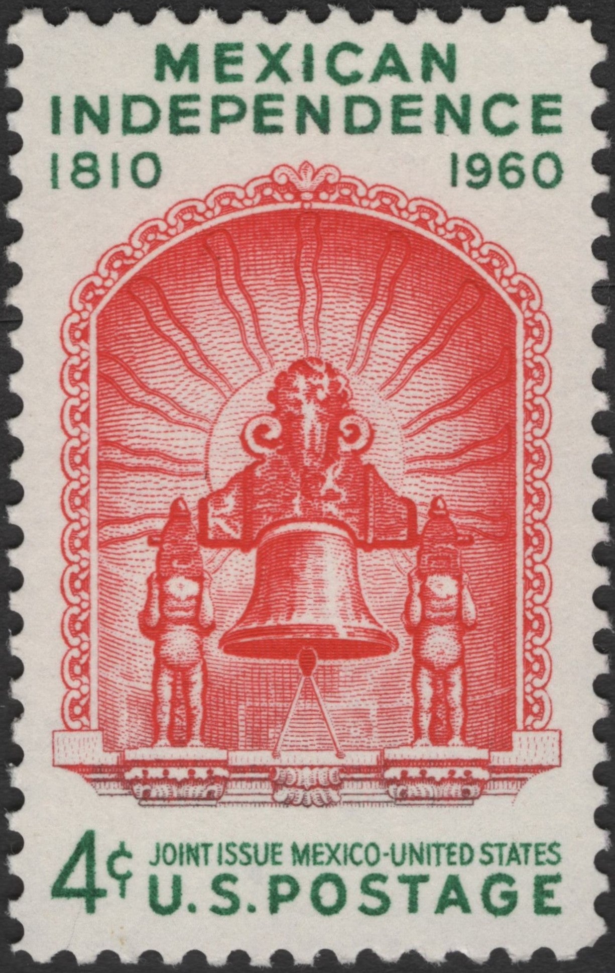 SCG2948 - U.S. 1960 Mexican Independence Joint Issue – 4¢ Stamp