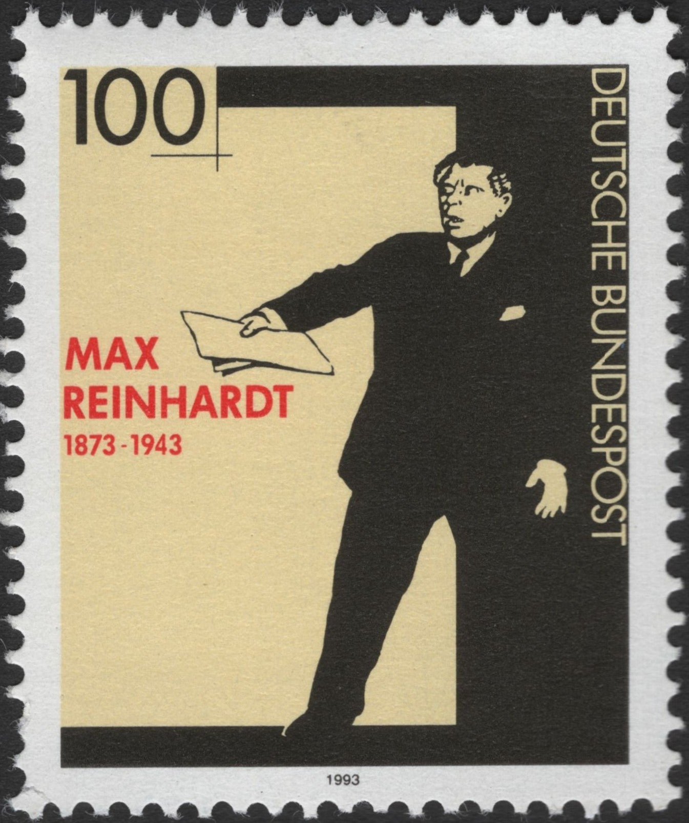 SCG2924 - Germany 1993 – Max Reinhardt Commemorative Stamp