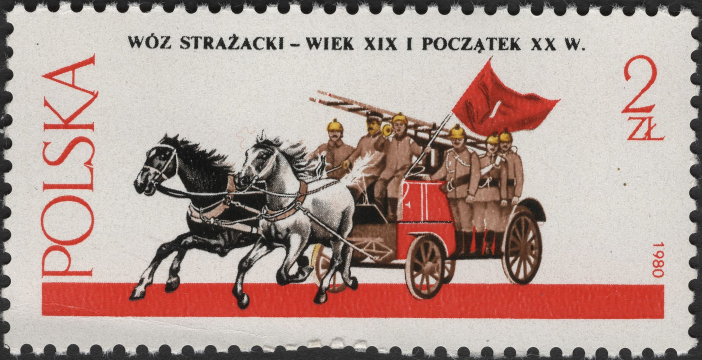SCG2932 - Polska 1980 – 19th Century Fire Engine