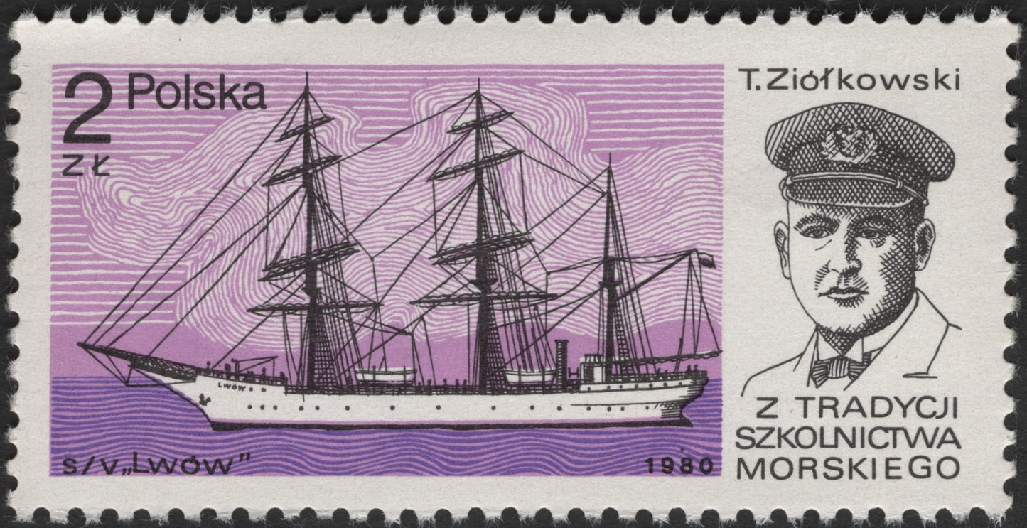 SCG2912 - Poland 1980 "Lwów" Sailing Ship – Maritime Education Tradition