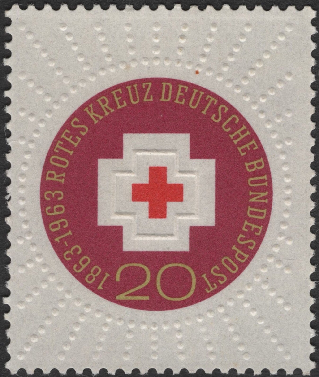 SCG3057 - 1963 Germany Red Cross Centenary Stamp
