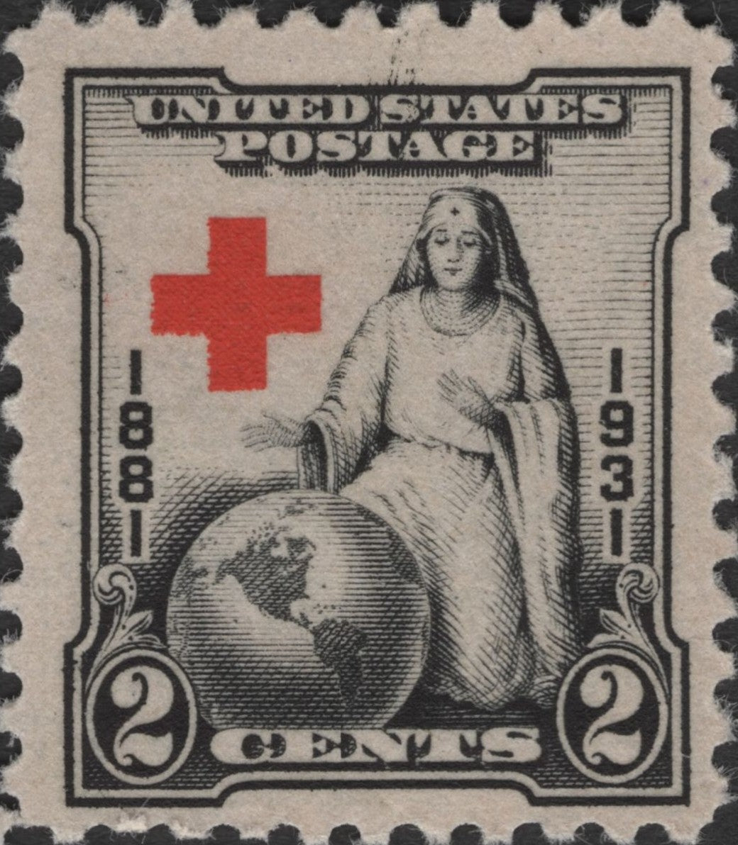 SCG3040 - United States 1931 Red Cross 50th Anniversary Stamp