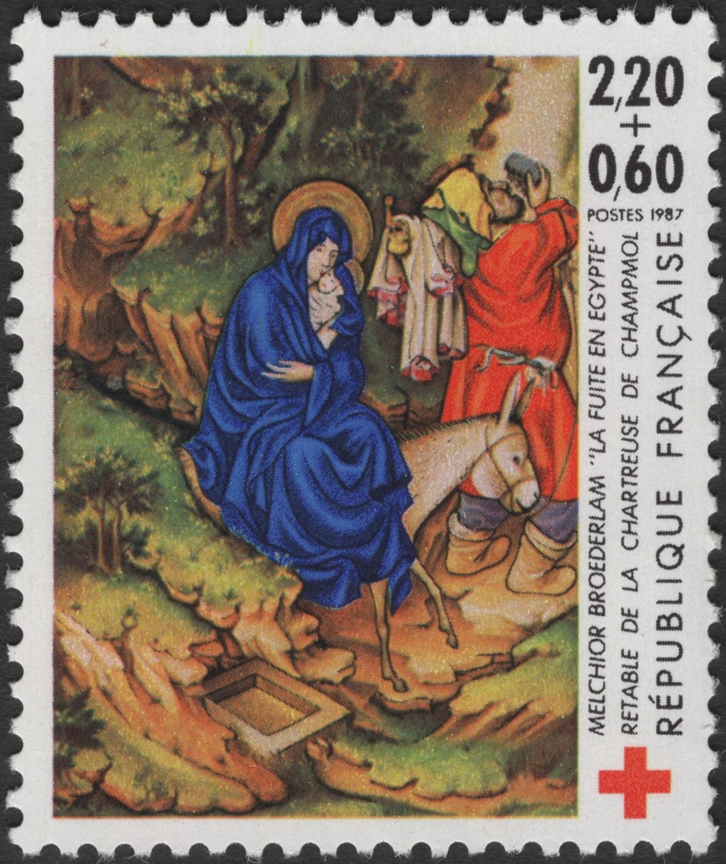SCG3061 - France 1987 Red Cross – The Flight into Egypt