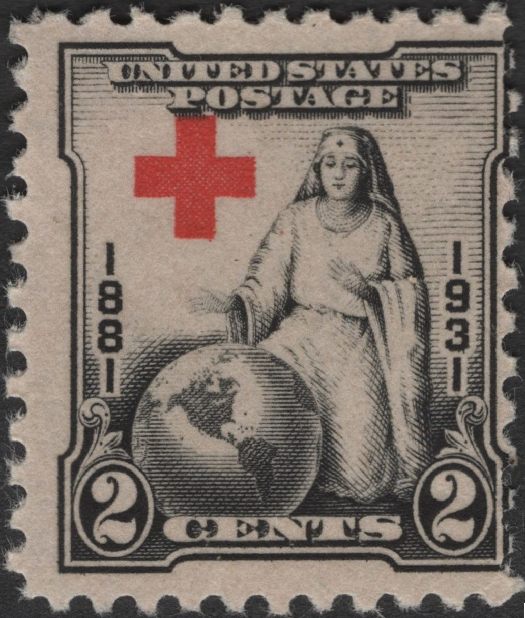 SCG3062 - United States 1931 Red Cross 50th Anniversary Stamp – 2 Cents