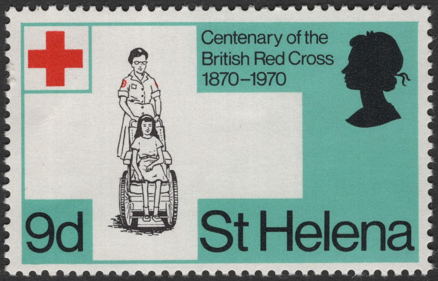 SCG3091 - St. Helena 1970 – British Red Cross Centenary Stamp