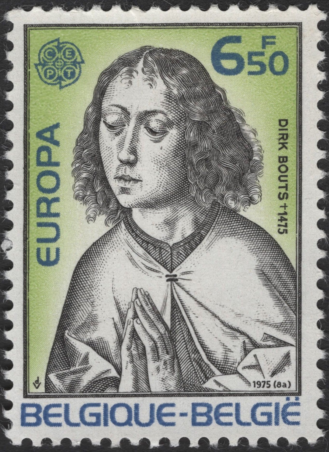 SCG3148 - Belgium 1975 Europa – Dirk Bouts Commemorative Stamp