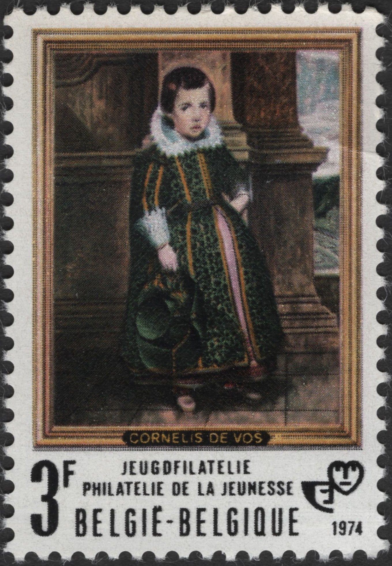SCG3150 - Belgium 1974 Youth Philately – Cornelis de Vos Painting