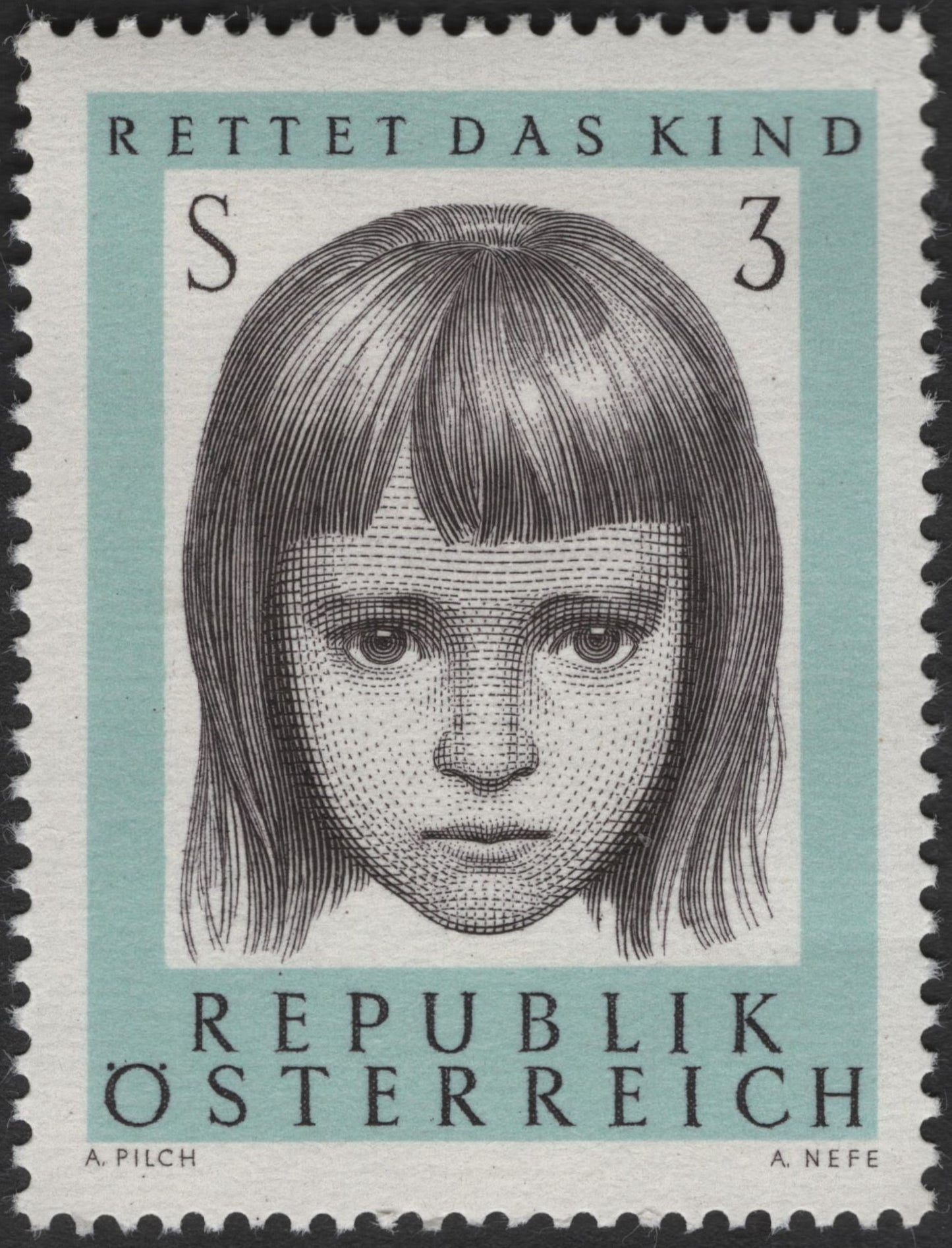 SCG3146 - Austria 1980 "Rettet das Kind" – Save the Child Stamp