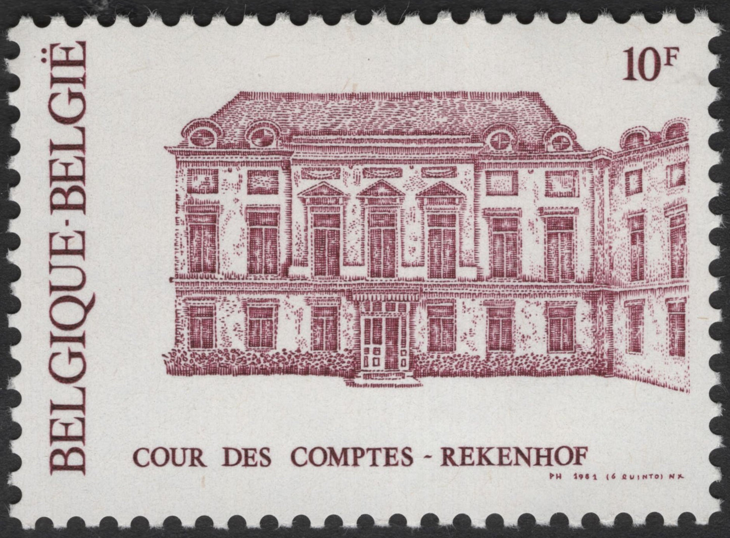 SCG3167 - Belgium 1981 – Cour des Comptes (Rekenhof)