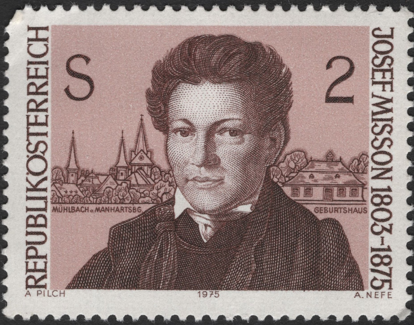SCG3173 - Austria 1975 – Josef Misson Commemorative Stamp