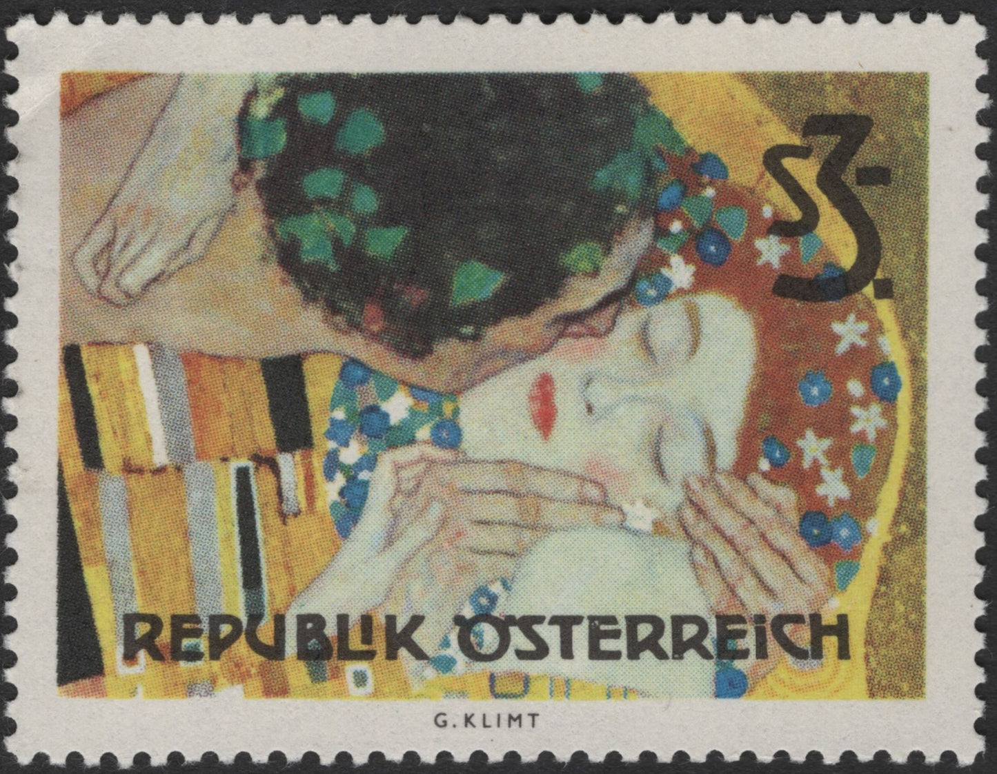SCG3174 - Austria 1980 – Gustav Klimt The Kiss Stamp