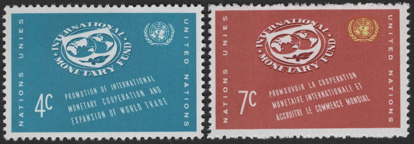SCG3189 - United Nations 1965 – International Monetary Fund (IMF) Stamps
