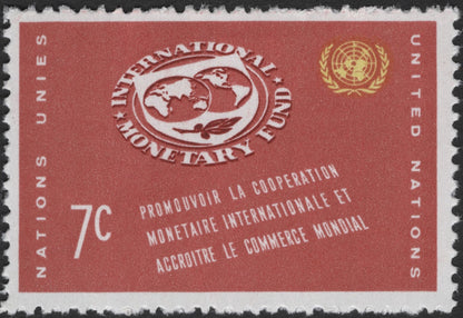 SCG3189 - United Nations 1965 – International Monetary Fund (IMF) Stamps