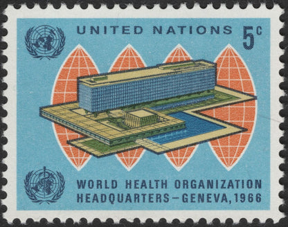 SCG3191 - United Nations 1966 – WHO Headquarters, Geneva (English & French)