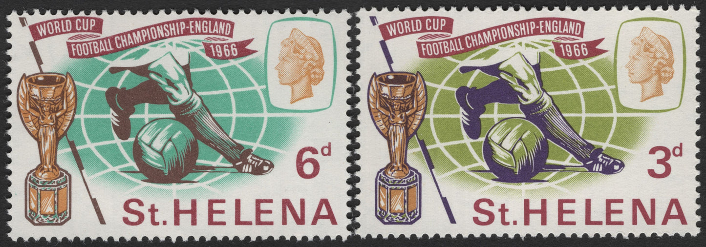 SCG3199 - St. Helena 1966 World Cup Football Championship Stamps