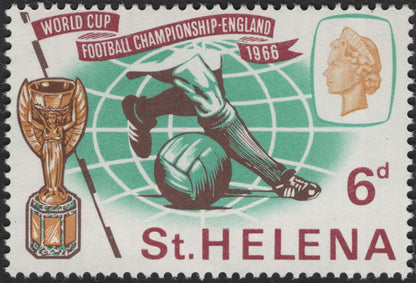 SCG3199 - St. Helena 1966 World Cup Football Championship Stamps
