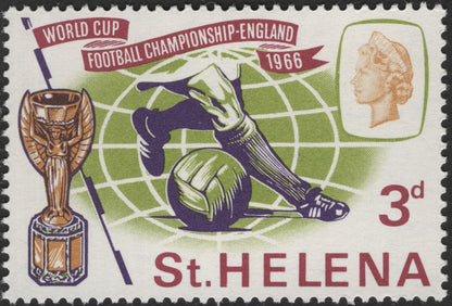 SCG3199 - St. Helena 1966 World Cup Football Championship Stamps