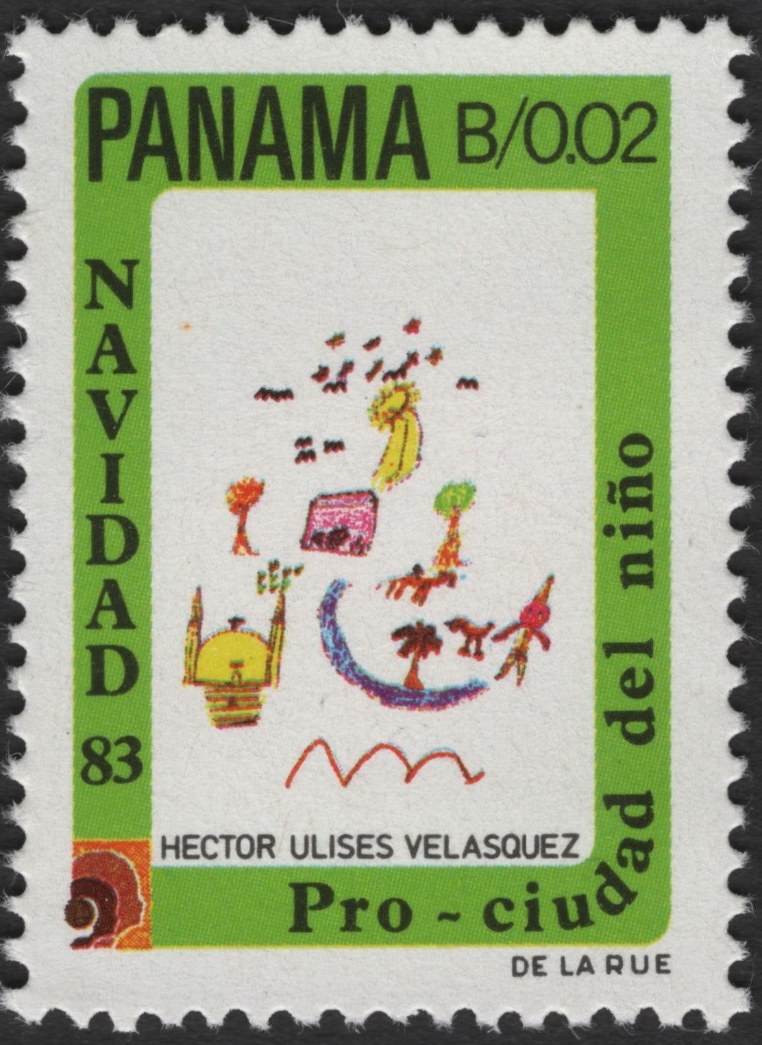 SCG3234 - Panama 1983 Navidad – Pro-Ciudad del Niño Stamp
