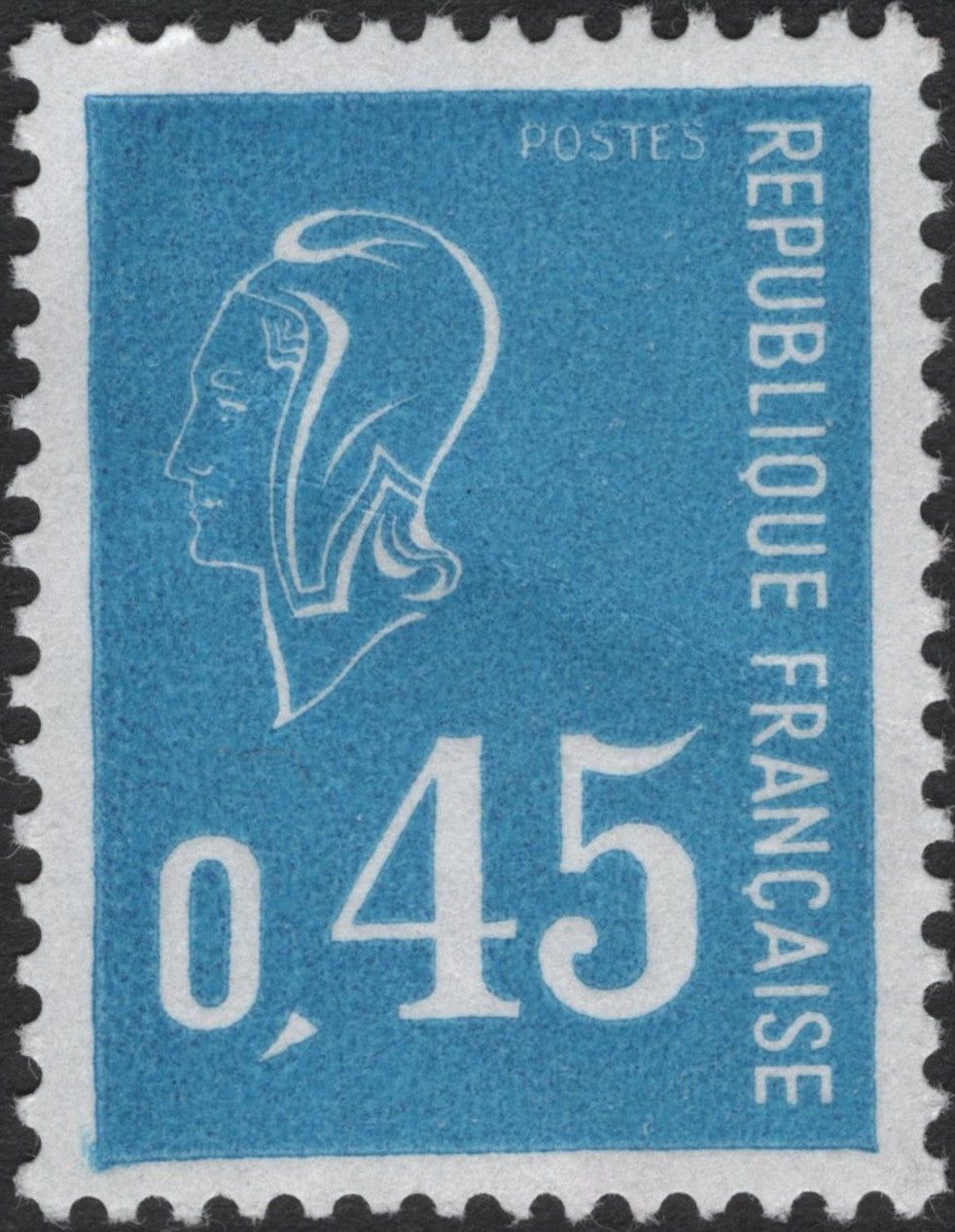 SCG3224 - France 0.45F Marianne de Béquet Stamp (1971)