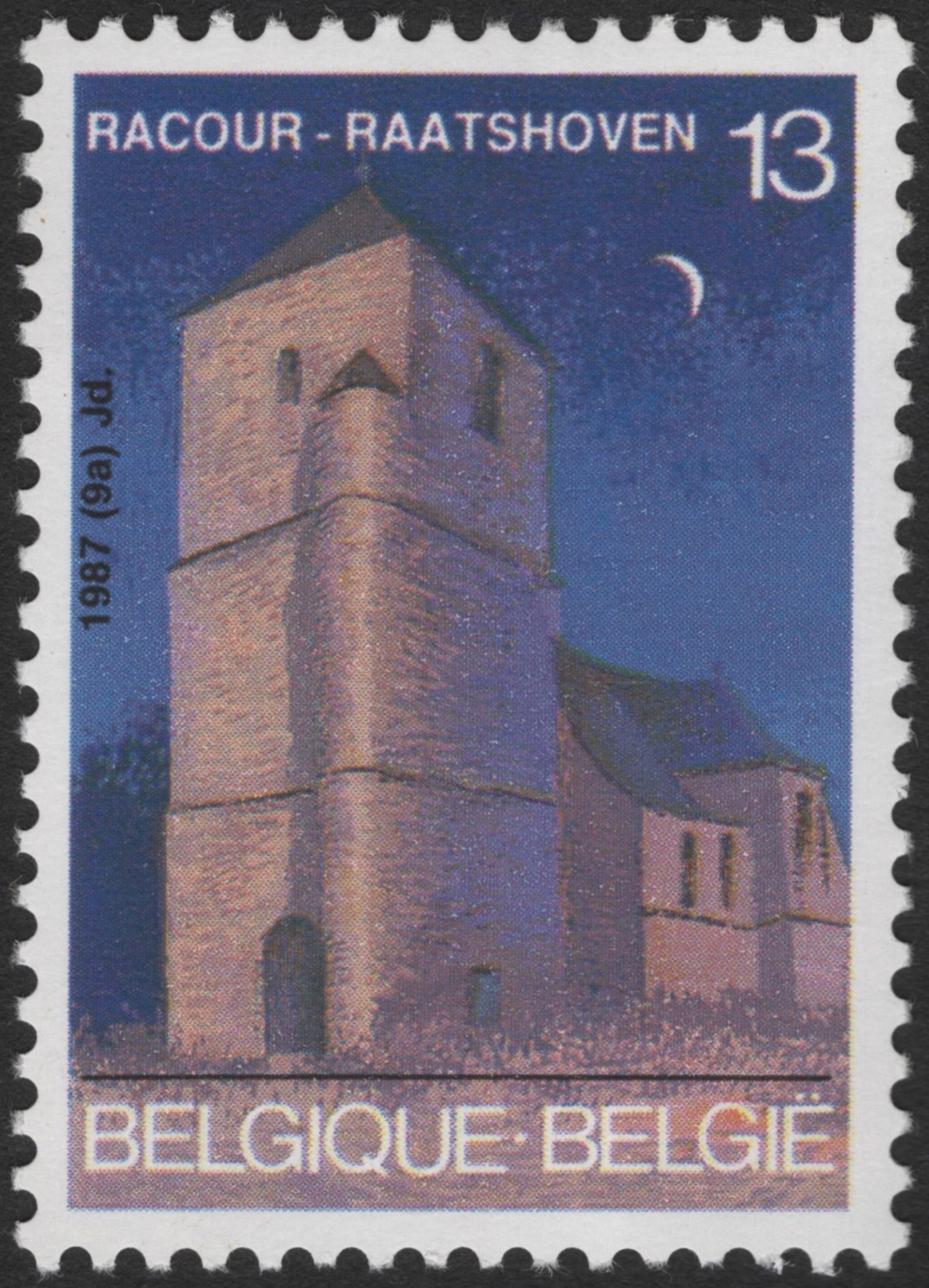 SCG3291 - Belgium 1987 – Church of Racour (Raatshoven)