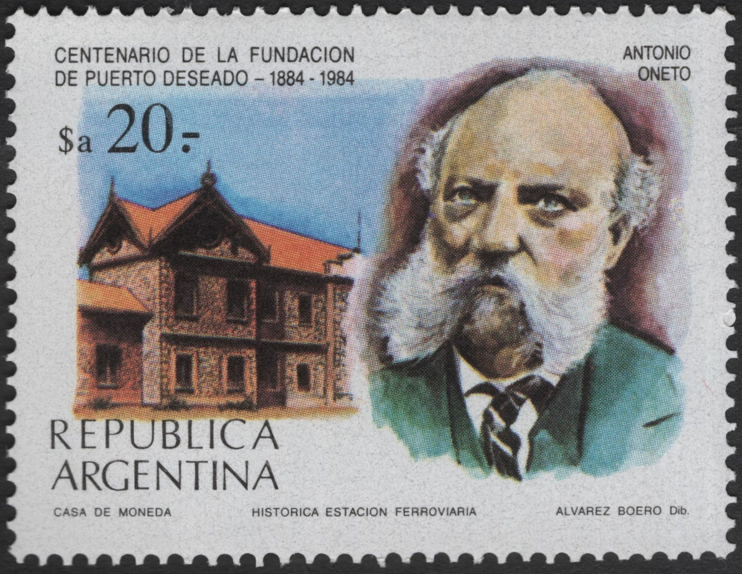 SCG3254 - Argentina 1984 – Centenary of the Founding of Puerto Deseado