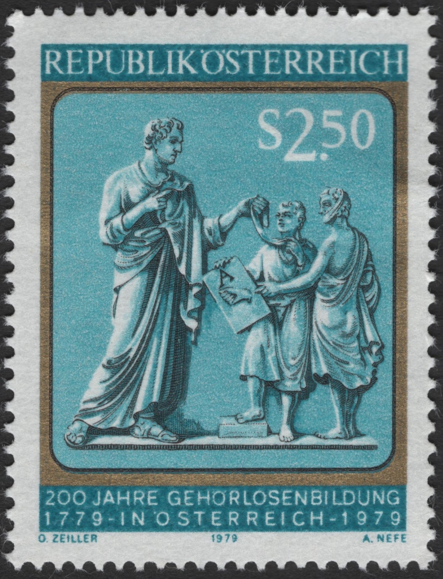 SCG3301 - Austria 1979 – 200 Years of Deaf Education Stamp