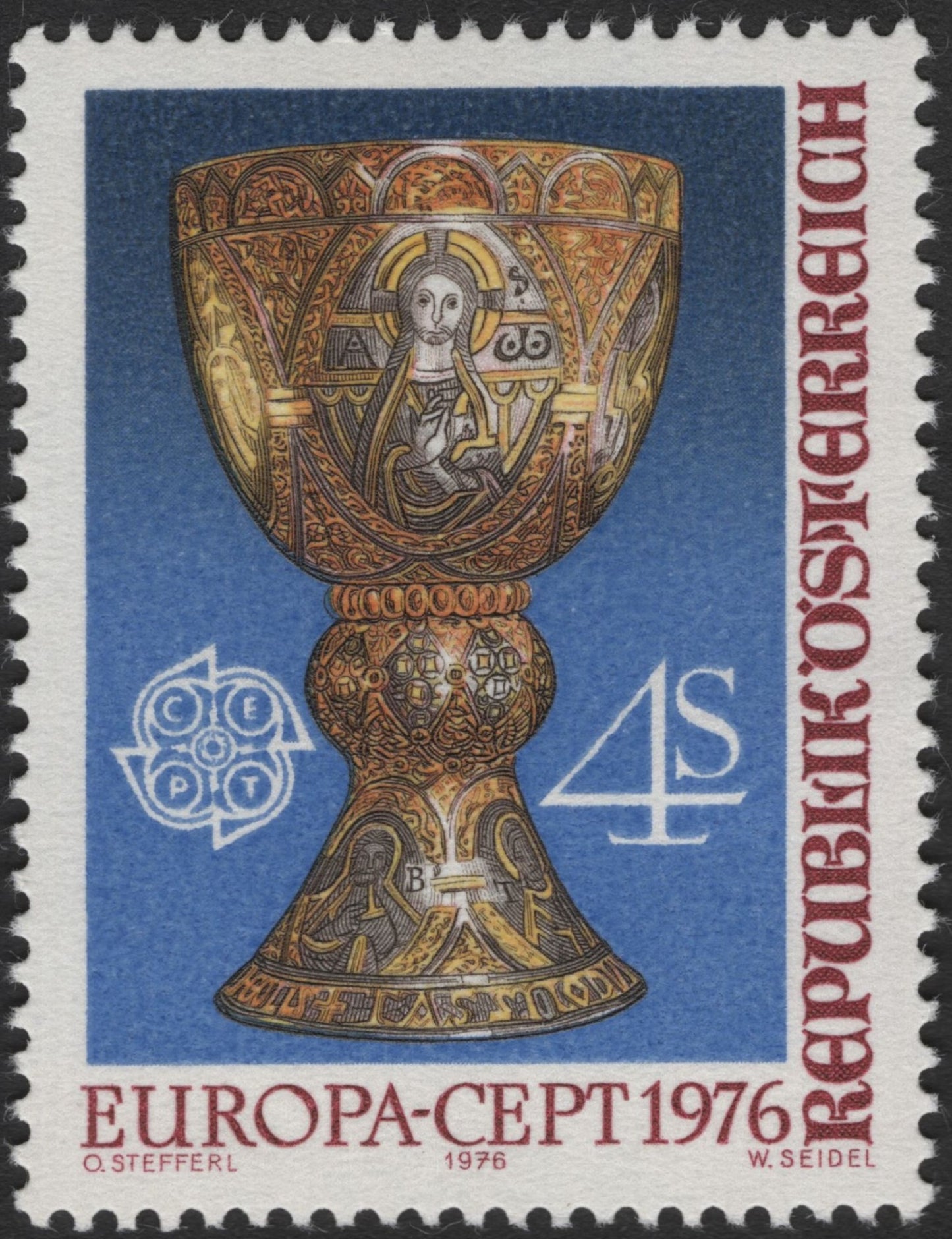 SCG3305 - Austria 1976 Europa-CEPT – Ornate Chalice
