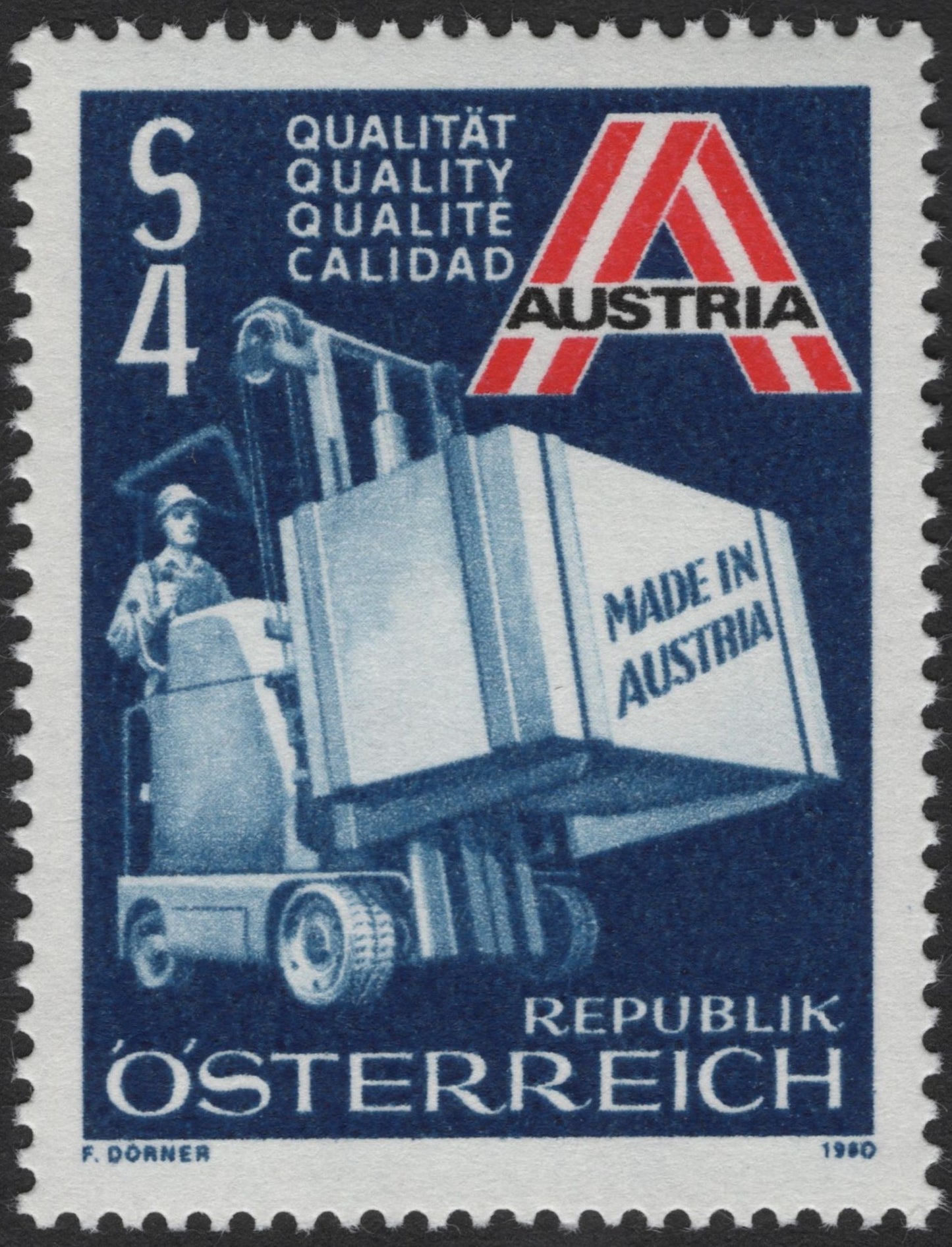 SCG3313 - Austria 1980 "Made in Austria" – Quality Promotion Stamp