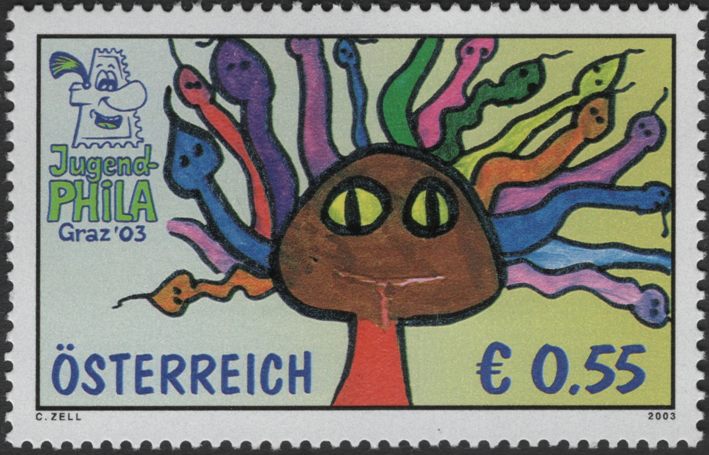 SCG3335 - Austria 2003 Jugend-Phila Graz – Medusa Drawing