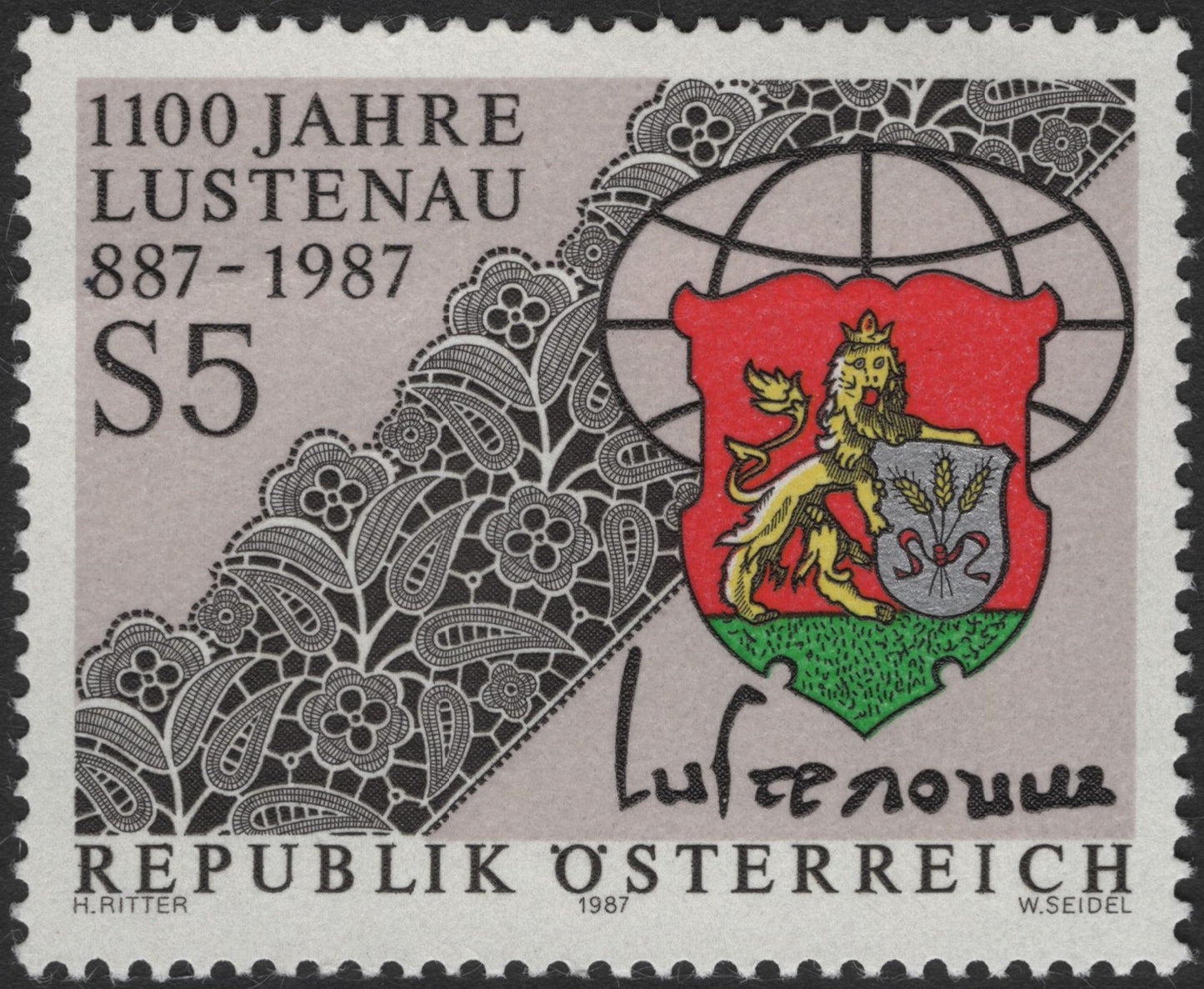 SCG3397 - Austria 1987 – 1100 Years of Lustenau