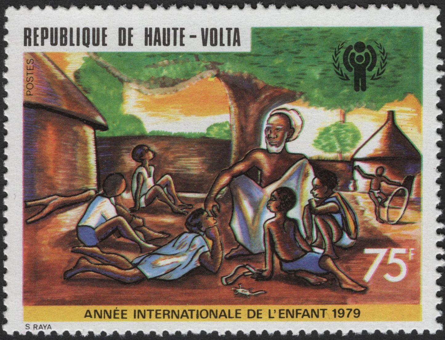 SCG3402 - Haute-Volta 1979 International Year of the Child Stamp